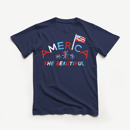 America The Beautiful Kids Tee